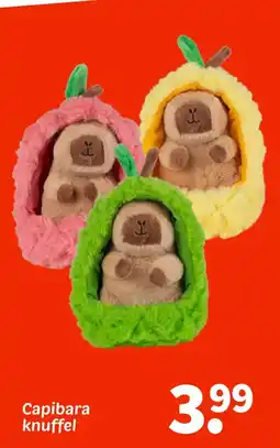 Wibra Capibara knuffel aanbieding