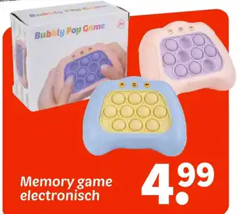 Memory game elektronisch