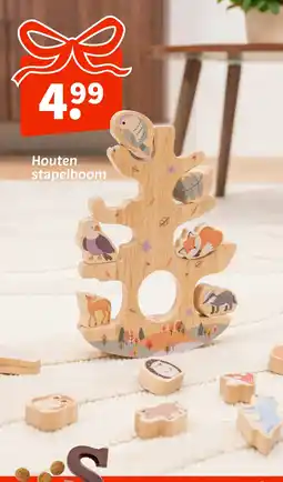 Wibra Houten stapelboom aanbieding