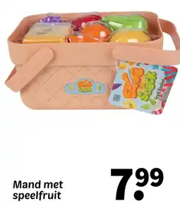 Wibra Mand met speelfruit aanbieding