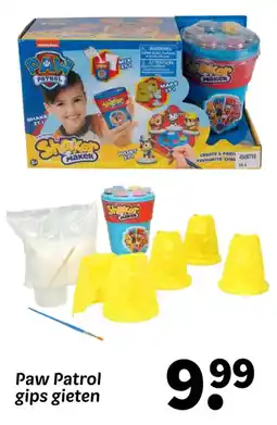 Wibra Paw Patrol gips gieten aanbieding