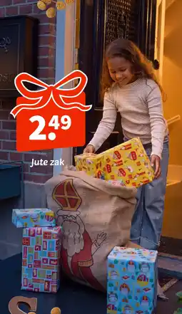 Wibra Jute zak aanbieding