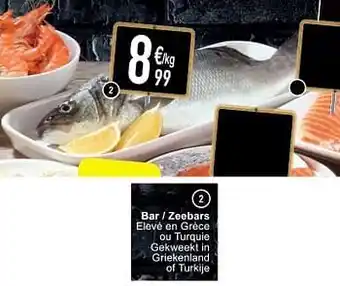Cora Bar - zeebars aanbieding