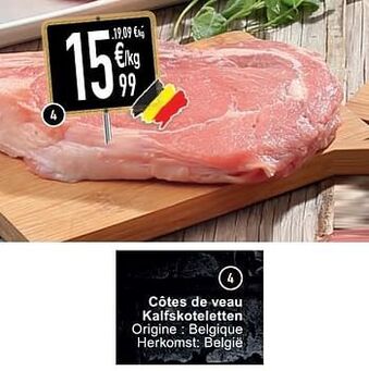 Cora Côtes de veau kalfskoteletten aanbieding