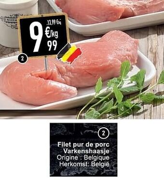 Filet pur de porc varkenshaasje