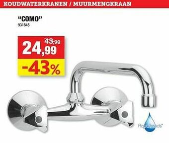 Hubo Koudwaterkranen - muurmengkraan como aanbieding