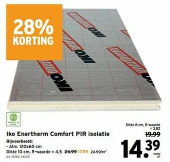 GAMMA Iko enertherm comfort pir isolatie aanbieding
