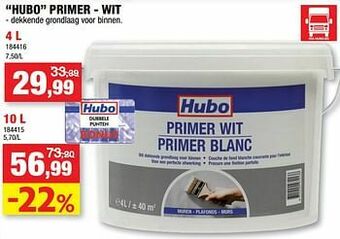 Hubo Hubo primer - wit aanbieding