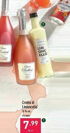 ALDI Crema di limoncello aanbieding