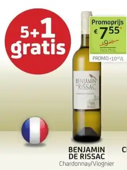 BelBev Benjamin de rissac chardonnay/viognier aanbieding