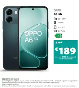 Base OPPO A6 5G aanbieding