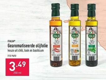 ALDI Gearomatiseerde olijfolie aanbieding