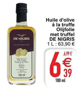 Cora Huile d`olive à la truffe olijfolie met truffel de nigris 100 ml aanbieding