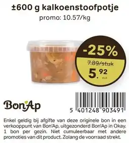 Bon Ap kalkoenstoofpotje aanbieding