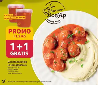 Gehaktballetjes in tomatensaus