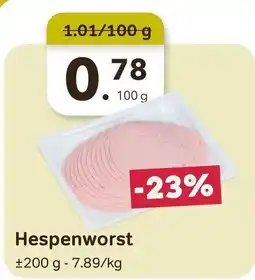 Bon Ap Hespenworst aanbieding