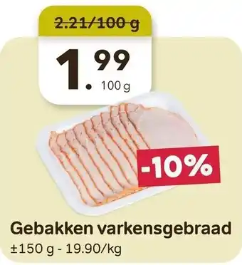 Gebakken varkensgebraad