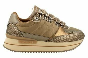 Berca Shoes Pepe Jeans Sneaker Laag Dames Rusper Anna - Brons aanbieding