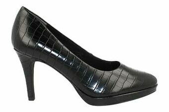 Berca Shoes Tamaris Pump Dames Touch It Trend Dierenprint - Zwart aanbieding