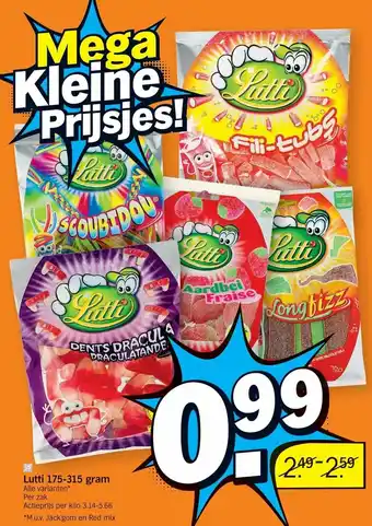 Albert Heijn Lutti 175-315g aanbieding