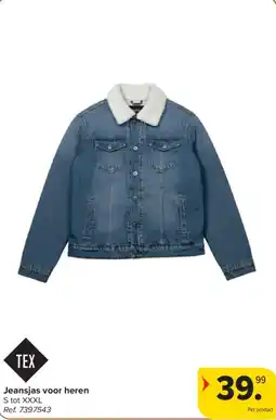 Carrefour Jeansjas voor heren aanbieding