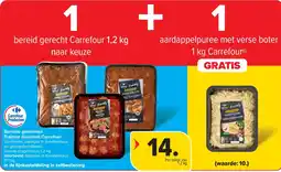 Carrefour Market bereid gerecht Carrefour aanbieding