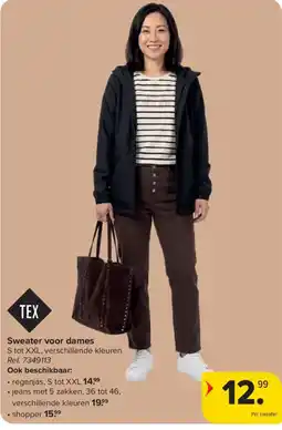 Carrefour Sweater voor dames aanbieding