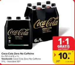 Carrefour Market Coca-Cola Zero No Caffeine aanbieding