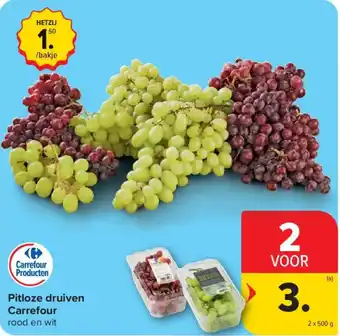 Pitloze druiven Carrefour
