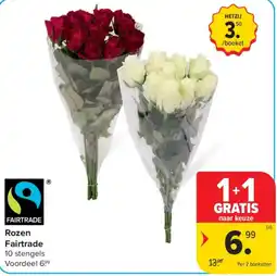 Carrefour Market Rozen Fairtrade aanbieding