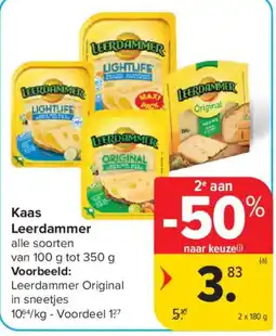 Carrefour Market Kaas Leerdammer aanbieding