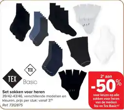 Carrefour Set sokken voor heren aanbieding