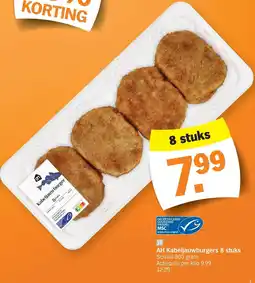 Albert Heijn Ah kabeljauwburgers aanbieding