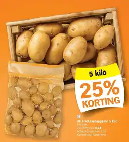 Albert Heijn AH Frietaardappelen aanbieding