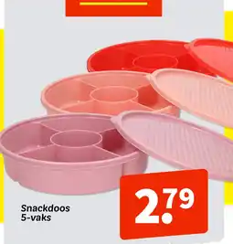 Wibra Snackdoos 5-vaks aanbieding