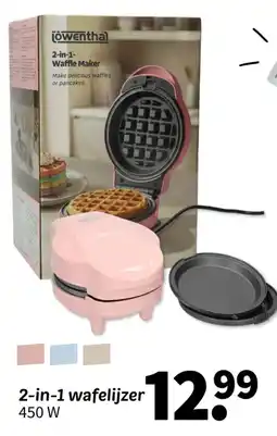 Wibra 2-in-1 wafelijzer aanbieding