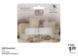 Zeeman LED theelicht aanbieding