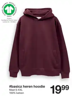 Zeeman basicz heren hoodie aanbieding