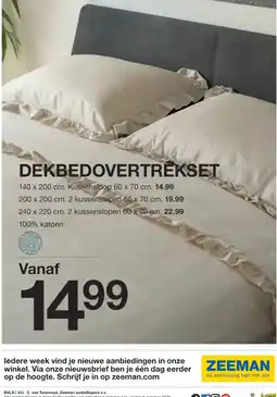 Zeeman Dekbedovertrekset aanbieding