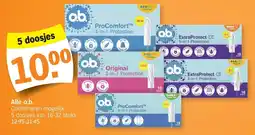 Albert Heijn o.b. tampons aanbieding