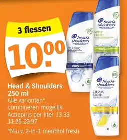 Albert Heijn Head & Shoulders aanbieding