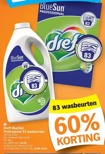Dreft BlueSun Professional 83 wasbeurten