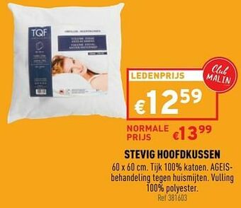 Trafic Stevig hoofdkussen aanbieding