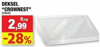 Hubo Deksel crownest aanbieding