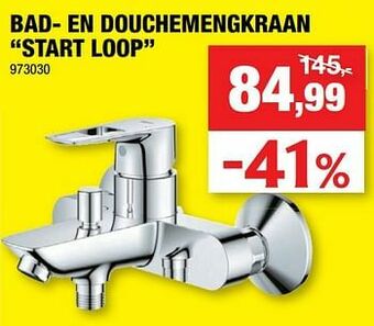 Hubo Bad- en douchemengkraan start loop aanbieding