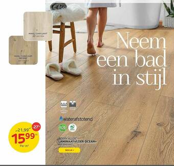 Brico Laminaatvloer Ocean aanbieding