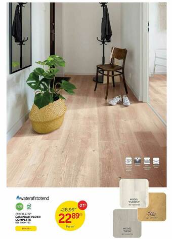 Brico Laminaatvloer Complete aanbieding