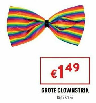 Trafic Grote clownstrik aanbieding