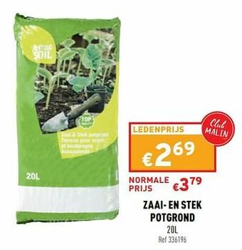 Trafic Zaai- en stek potgrond aanbieding
