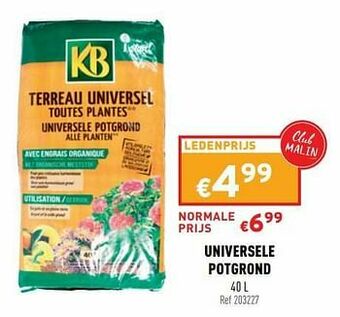 Trafic Universele potgrond aanbieding